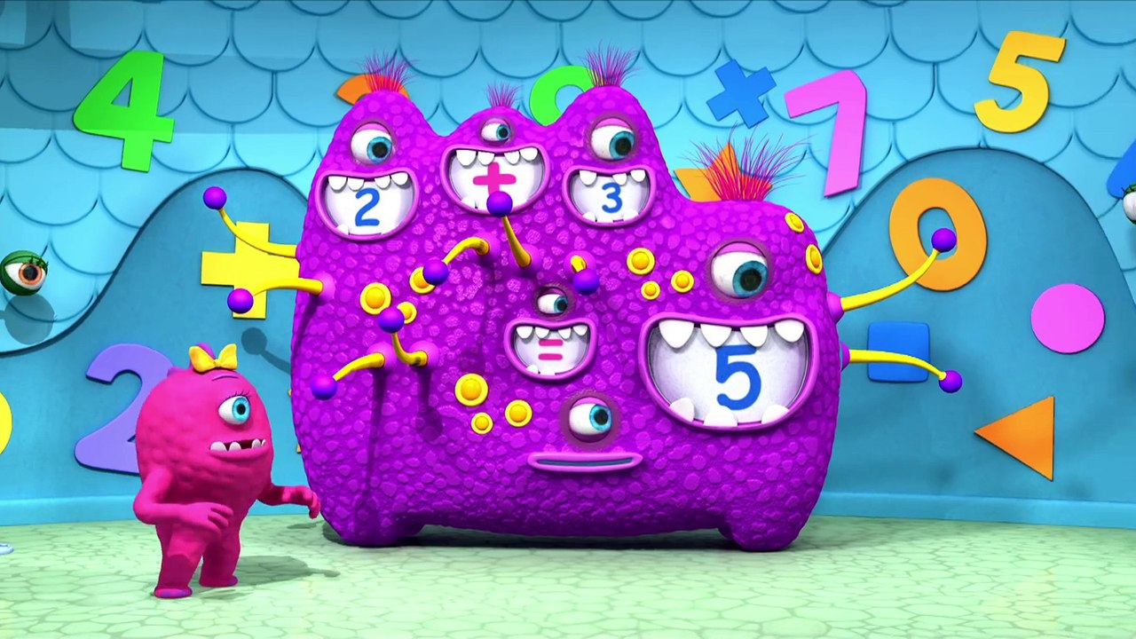 Monster Math Squad | fll EPISODE | Woofie Goes Walkies | Learning Numbers Series