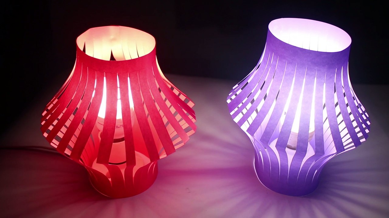 DIY Lampshades | Easy Tabletop Lampshades for Home Decoration