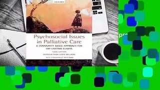 Full version  Psychosocial Issues in Palliative Care: A Community Based Approach for Life