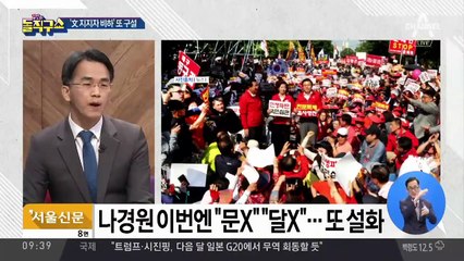 나경원 ‘문빠’ ‘달X’ 또 구설…“모르고 쓴 표현”