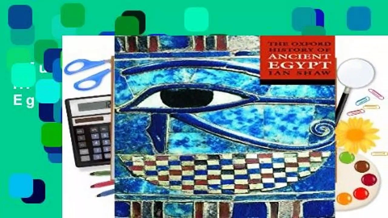 Full E-book  The Oxford History of Ancient Egypt Complete