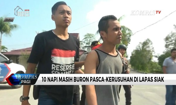 Pasca-kerusuhan di Lapas Siak, 10 Napi Masih Buron