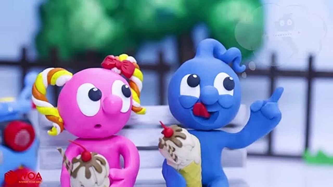 CLAY MIXER: STREET VEHICLE CAR STACK  Play Doh Cartoons