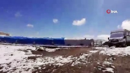 Antalya’da yaylalar Mayıs ayında beyaza büründü