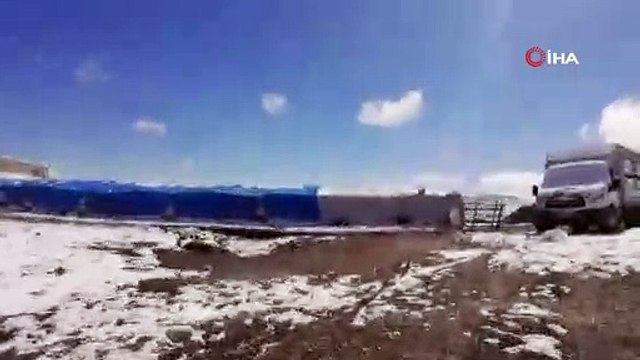 Antalya’da yaylalar Mayıs ayında beyaza büründü