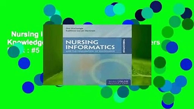 Nursing Informatics and Foundation of Knowledge with Online Access Best Sellers Rank : #5