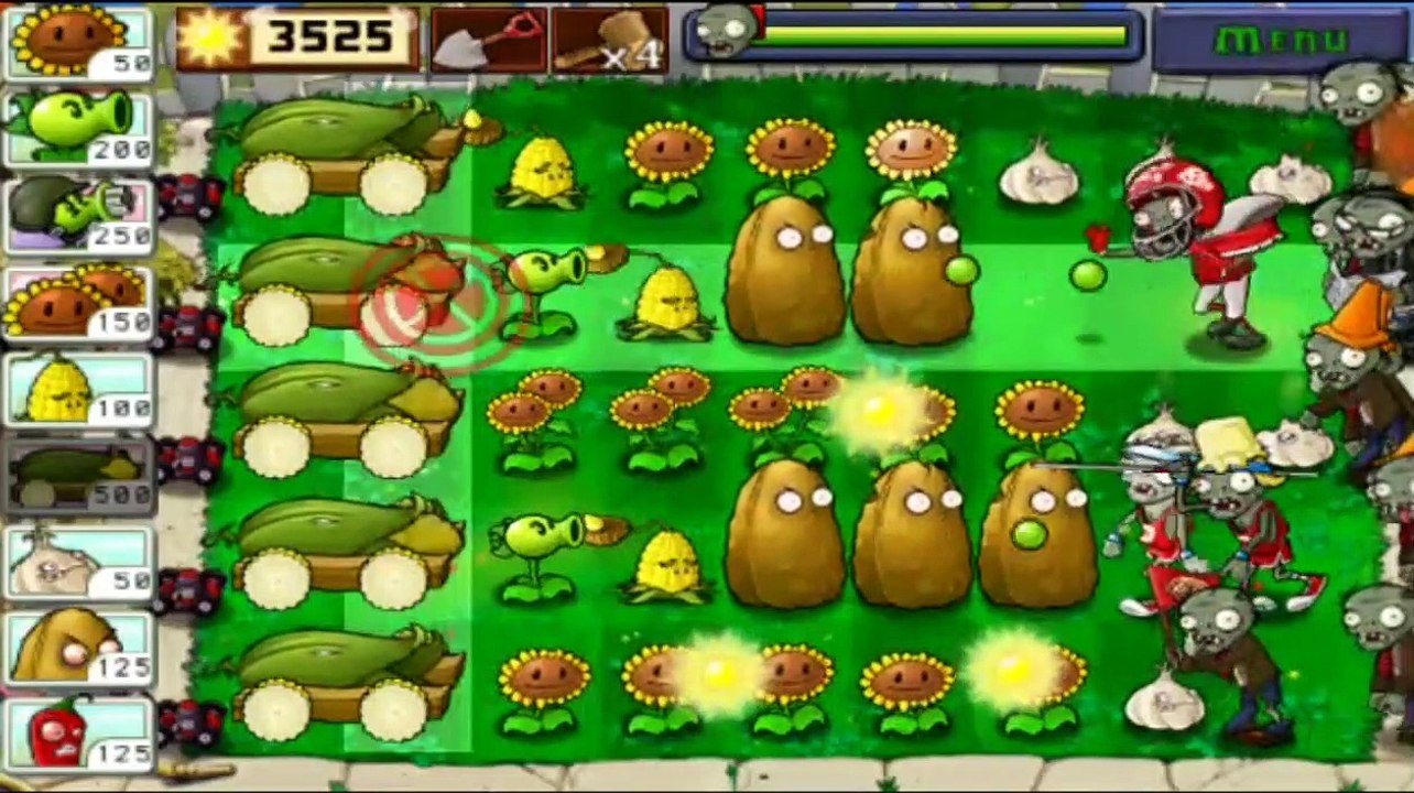 5-Cab Cannon Vs Zombies of Survival Day in Plants vs Zombies