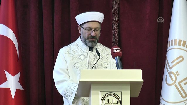 Erbaş: 'Kudüs, Müslümanların ve insanlığın önünde bir vicdan ve hukuk ahlak sınavıdır' - ANKARA