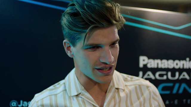 Toby Huntington-Whiteley, a guest at the Formula E Race in Monaco