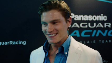 Oliver Cheshire, a guest at the Formula E Race in Monaco