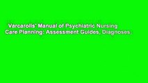 Varcarolis' Manual of Psychiatric Nursing Care Planning: Assessment Guides, Diagnoses,