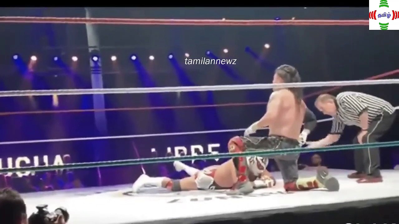 சில்வர் கிங் மல்யுத்தத்தின் பொழுது மரணமடைந்து காட்சி! Silver King died in Wrestling ring! viral video