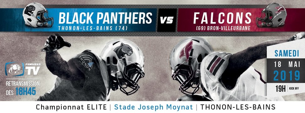 Elite 2019 - Journée 10 - Black Panthers VS Falcons