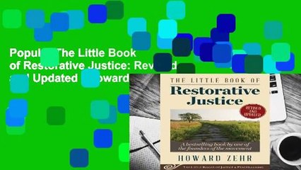 Popular The Little Book of Restorative Justice: Revised and Updated - Howard Zehr
