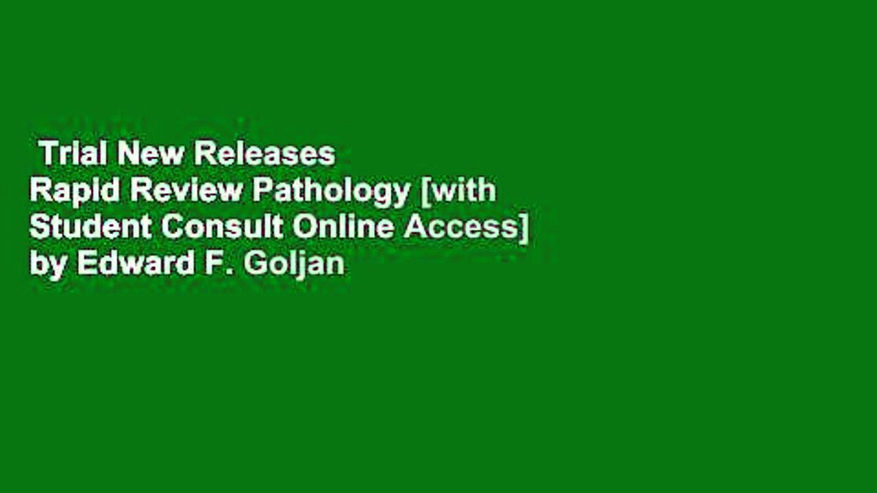 Trial New Releases  Rapid Review Pathology [with Student Consult Online Access] by Edward F. Goljan