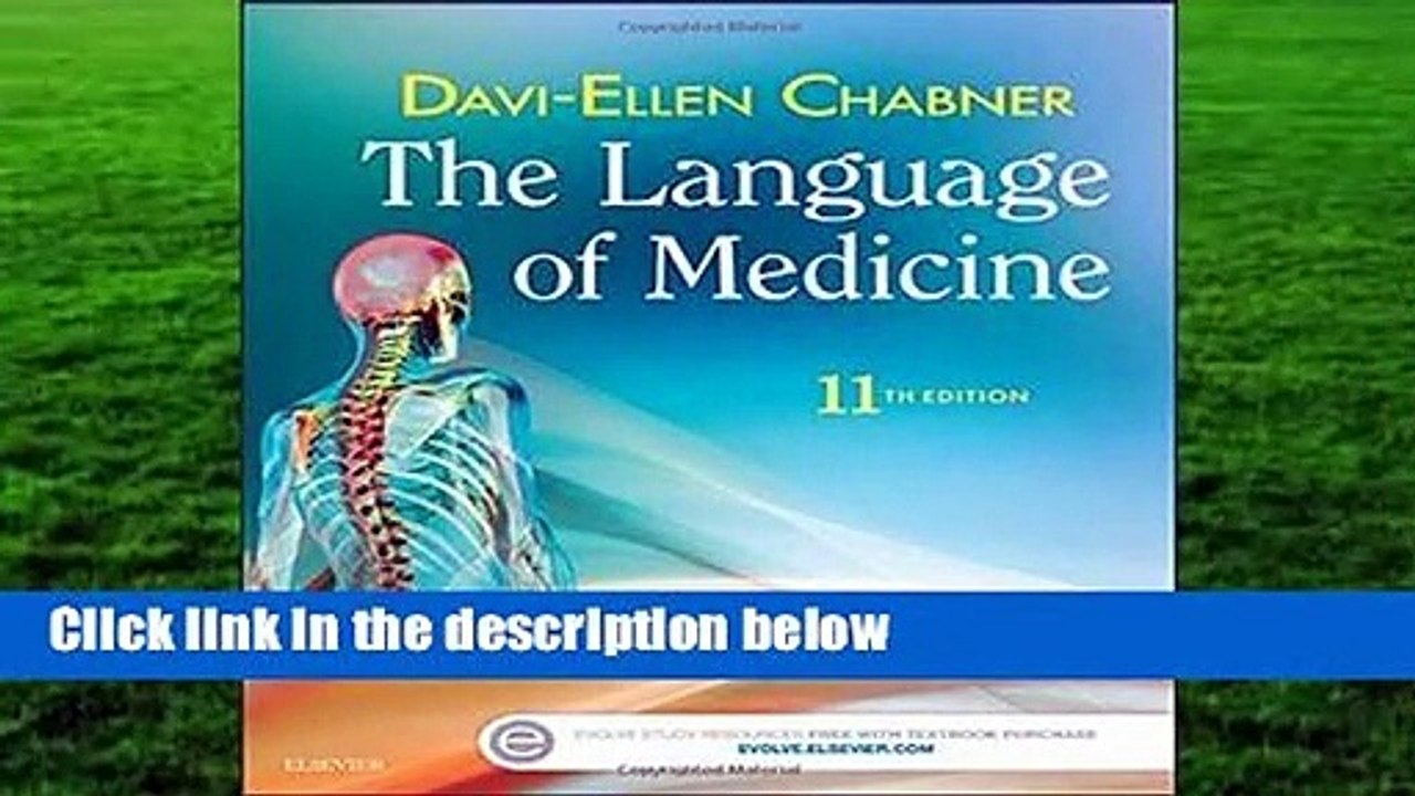 Trial New Releases  The Language of Medicine by Davi-Ellen Chabner