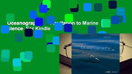 Oceanography: An Invitation to Marine Science  For Kindle