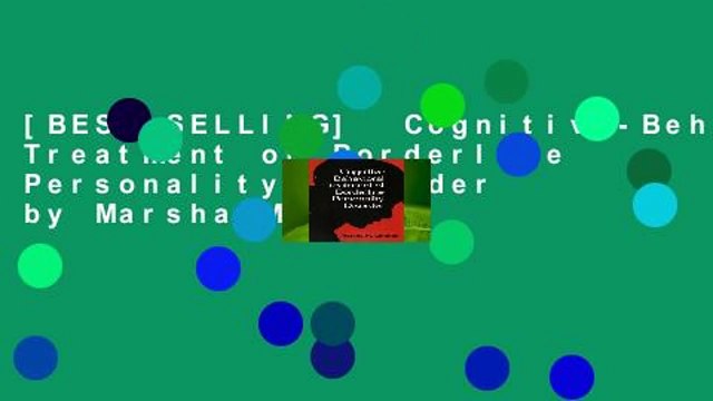 [BEST SELLING] Cognitive-Behavioral Treatment of Borderline Personality Disorder by Marsha M.