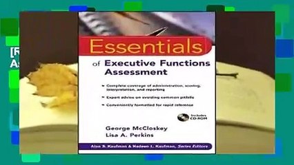 [Read] Essentials of Executive Functions Assessment  For Free