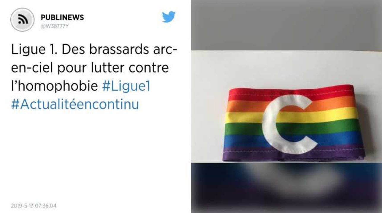 Ligue 1. Des brassards arc-en-ciel pour lutter contre l’homophobie
