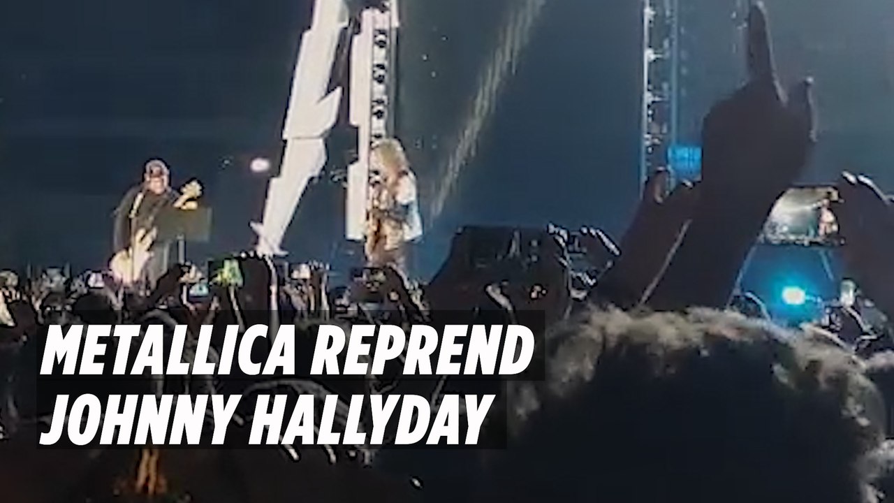 Metallica reprend  «Ma gueule» de Johnny Hallyday