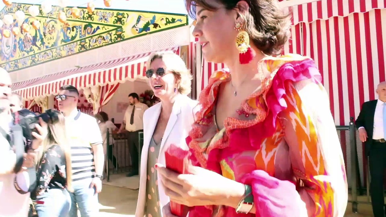 La Reina Máxima de Holanda en la Feria de Sevilla