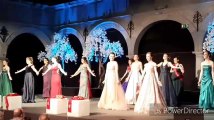 Défilé en robes de cocktail pour les candidates à Miss Tournai 2019