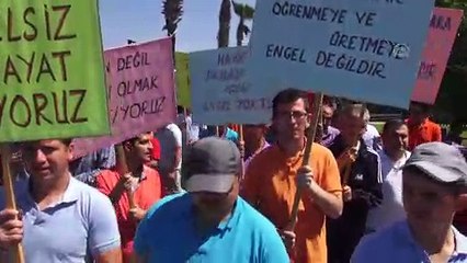 Fethiye'de engellilerden farkındalık yürüyüşü - MUĞLA