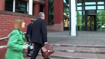 Graham Mackrell arrives at court for Hillsborough sentencing