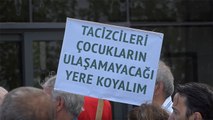 Büyükçekmeceliler çocuk istismarını protesto etti