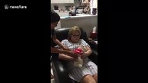 Mother’s Day surprise: Florida cancer patient stunned with new puppy from grandson