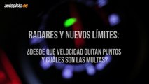 ¿Desde qué velocidad quitan puntos y cuáles son las multas?