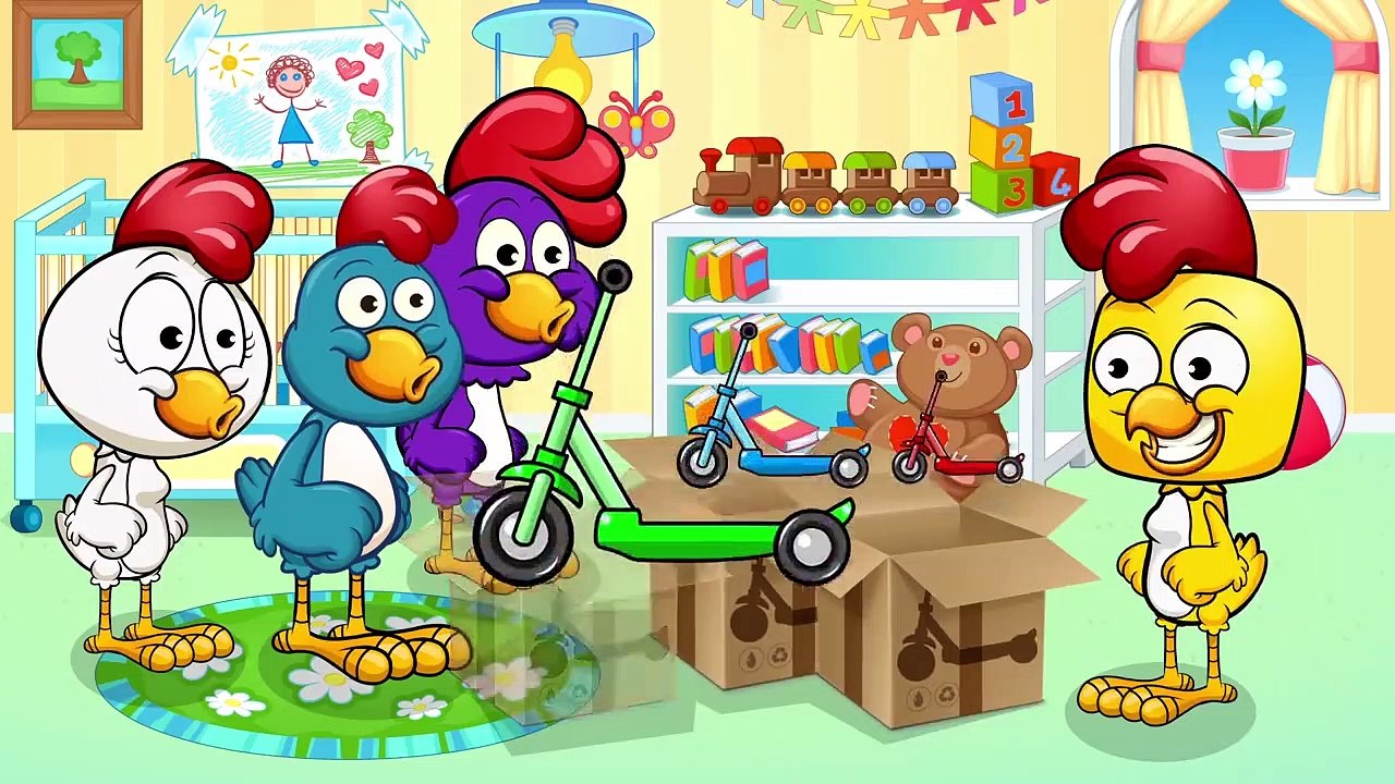 Gallina Pintadita aprender los colores para niños niños niños