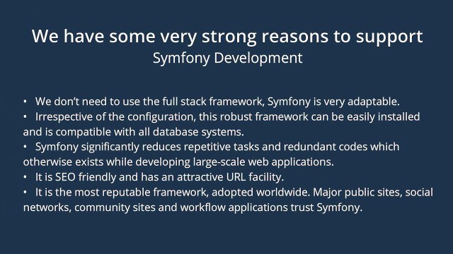 Developing Complex Web Apps With Symfony Development Framework