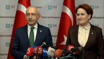 Meral Akşener - Kemal Kılıçdaroğlu / Ortak Basın Açıklaması /  13 Mayıs 2019