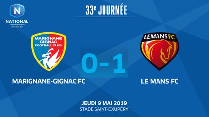 J33 : Marignane Gignac FC - Le Mans FC (0-1), le résumé I National FFF 2018-2019