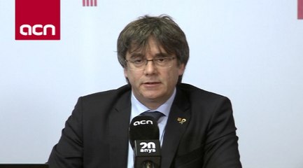 Puigdemont prevé recoger el acta si es elegido