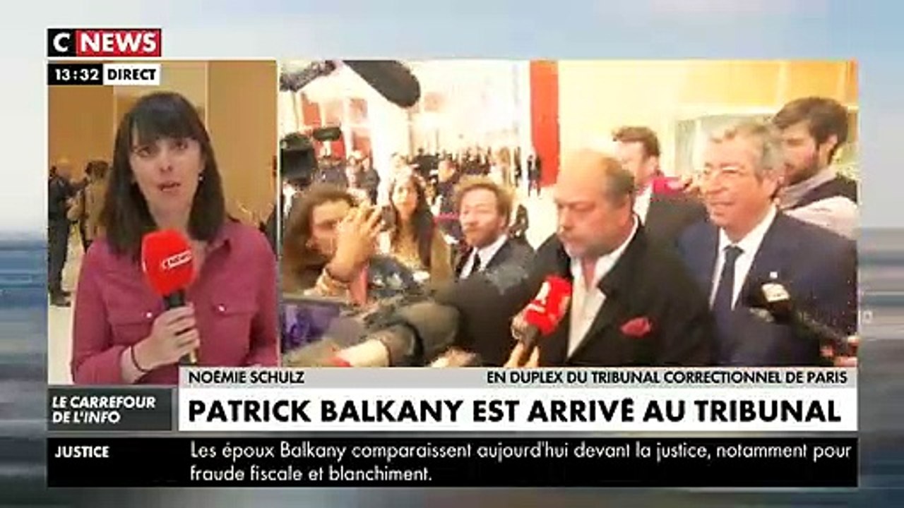 Regardez l'arrivée de Patrick Balkany et de son avocat lors de l'ouverture du procès des époux  Balkany - VIDEO