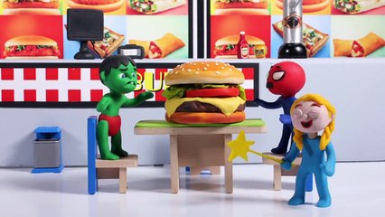 LADYBUG SCHOOL BUS HAS AN ACCIDENT  PLAY DOH CARTOONS FOR KIDS