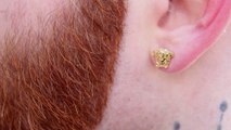Franky Styles' Versace Medusa Head Stud Earrings