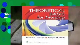 About For Books  Theoretical Basis for Nursing  For Kindle