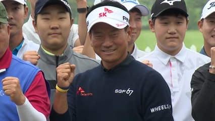 최경주, 유망주 선수들과 '재능 나눔 행복 라운드' / YTN