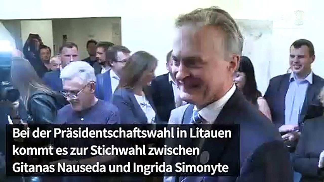 Politik-Neuling und Ex-Ministerin erreichen Stichwahl in Litauen