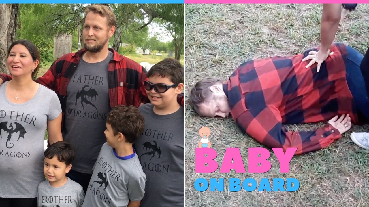 Game Of Thrones Fan Dad Faints At Dragon Egg Gender Reveal