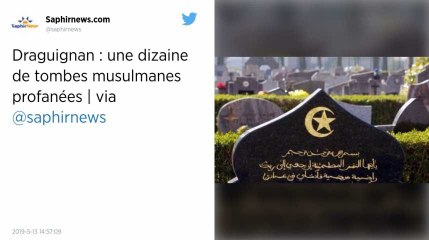 Des tombes musulmanes profanées au cimetière de Draguignan