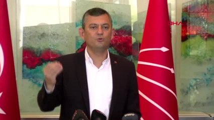 CHP'li Özel'den 'Çünkü Çaldılar' İfadesine Tepki
