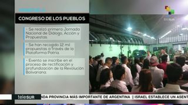 Vzla.:Realizan 400 asambleas en el Congreso Bolivariano de los Pueblos