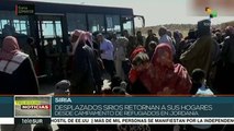 Retornan miles de refugiados sirios a su país desde Jordania