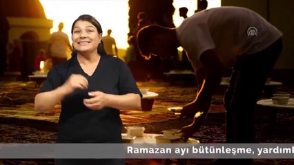 İşitme engellilerden 'Gönlümüz Bir Soframız Bir' mesajı - ANKARA