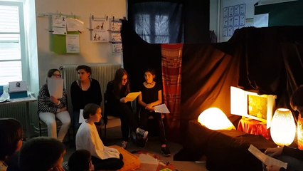 Thann : Kamishibai au lycée Rémi-Faesch dans le cadre de la journée Lec'Thur